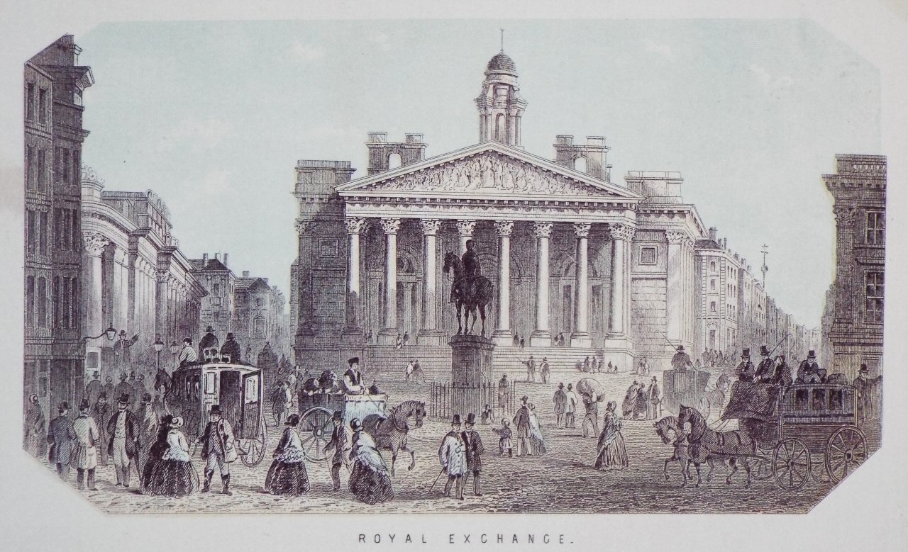 Chromo-lithograph - Royal Exchange.